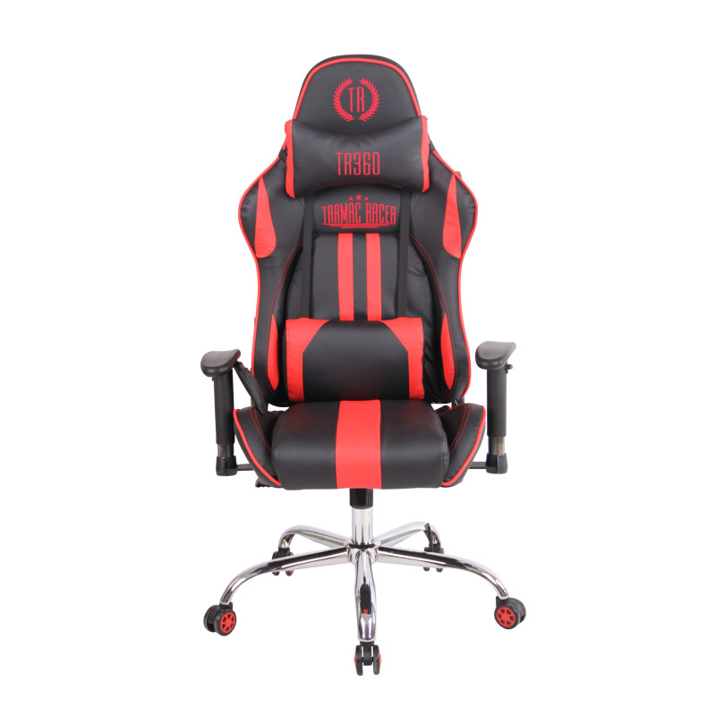 Sedia Ufficio Massaggiante Limit XM In Similpelle nero/rosso