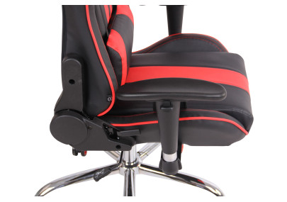 Silla Gamer Masajeante Limit XM Negro/rojo