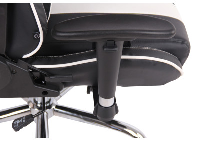 Silla Gamer Masajeante Limit XM Negro/blanco