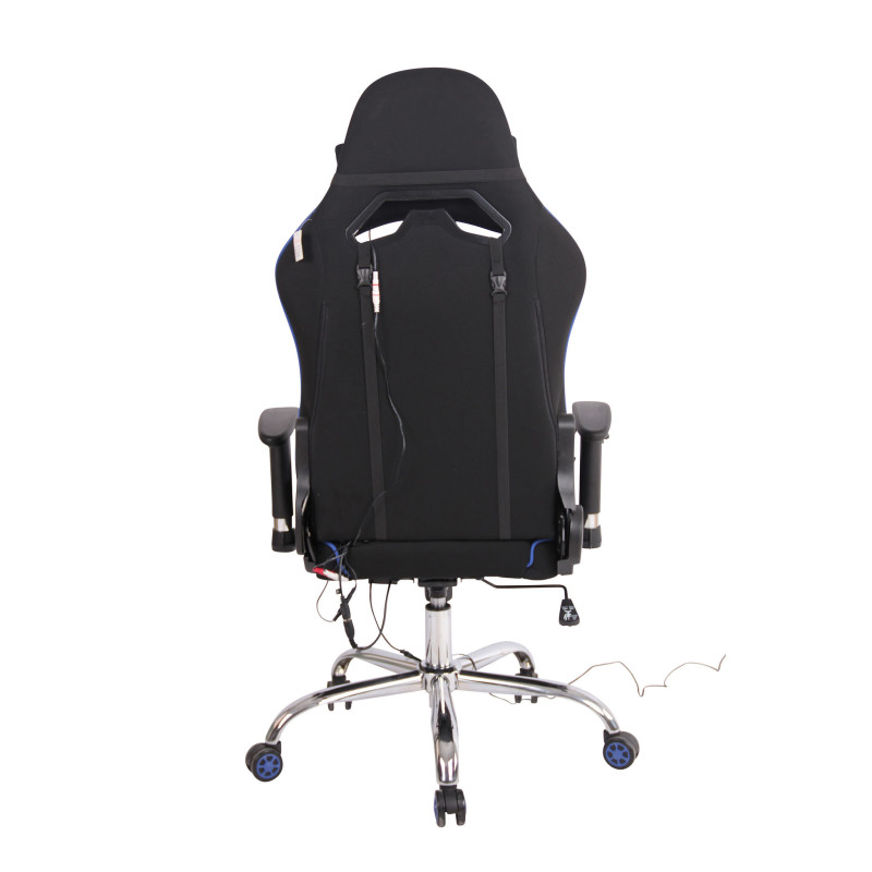 Silla Gamer Función Masaje Limit XM en Tela Negro/azul