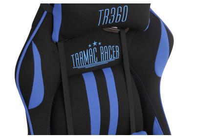 Silla Gamer Función Masaje Limit XM en Tela Negro/azul