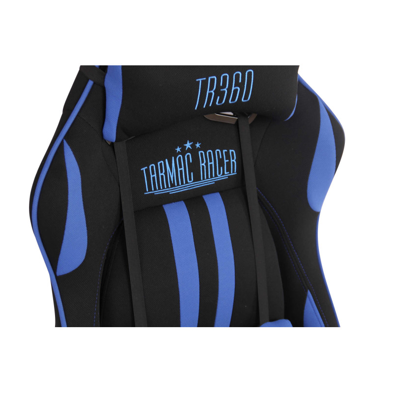 Silla Gamer Función Masaje Limit XM en Tela Negro/azul