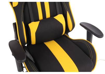 Silla Gamer Función Masaje Limit XM en Tela Negro/amarillo