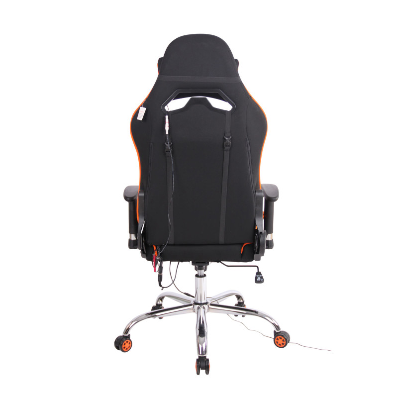 Sedia Ufficio Massaggiante Limit XM In Tessuto Nero/arancione