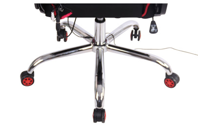 Silla Gamer Función Masaje Limit XM en Tela Negro/rojo