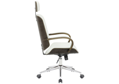 Chaise de bureau Dayton gris blanc/gris