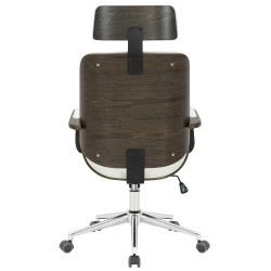 Chaise de bureau Dayton gris blanc/gris