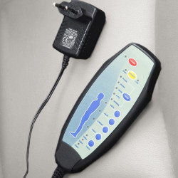 Fauteuil de bureau Pacific V2 blanc avec fonction massage