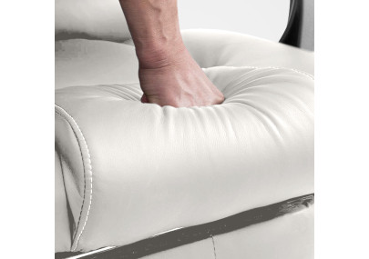 Fauteuil de bureau Pacific V2 blanc avec fonction massage