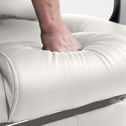 Fauteuil de bureau Pacific V2 blanc avec fonction massage