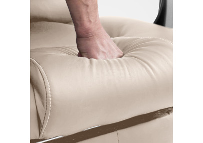 Fauteuil de bureau Pacific avec fonction massage V2 cr?me