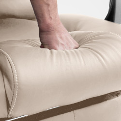 Fauteuil de bureau Pacific avec fonction massage V2 cr?me