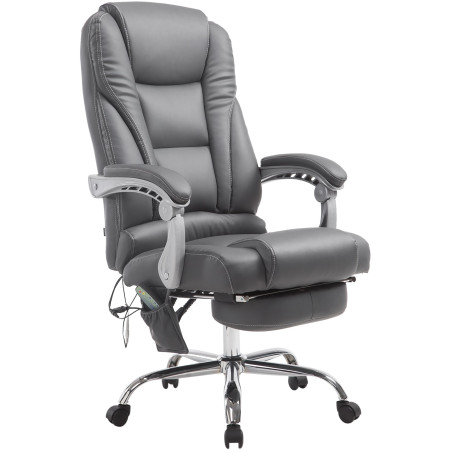Fauteuil de bureau Pacific avec fonction massage V2 gris