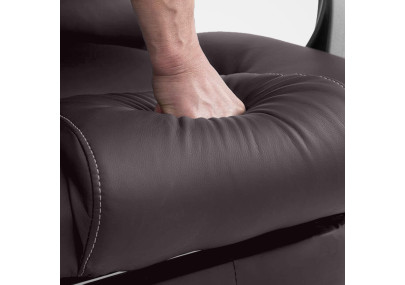 Fauteuil de bureau Pacific V2 marron avec fonction massage