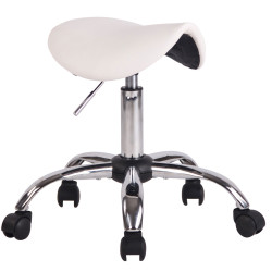 Tabouret de travail blanc d'Augsbourg