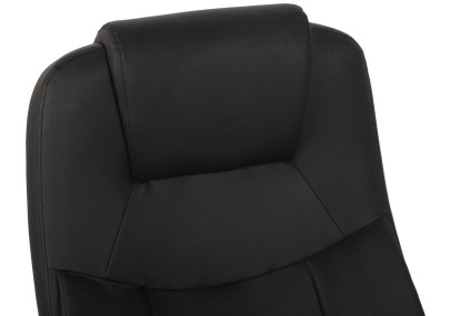 Fauteuil de bureau BIG Apoll, similicuir V2, noir