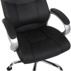 Fauteuil de bureau BIG Apoll, similicuir V2, noir