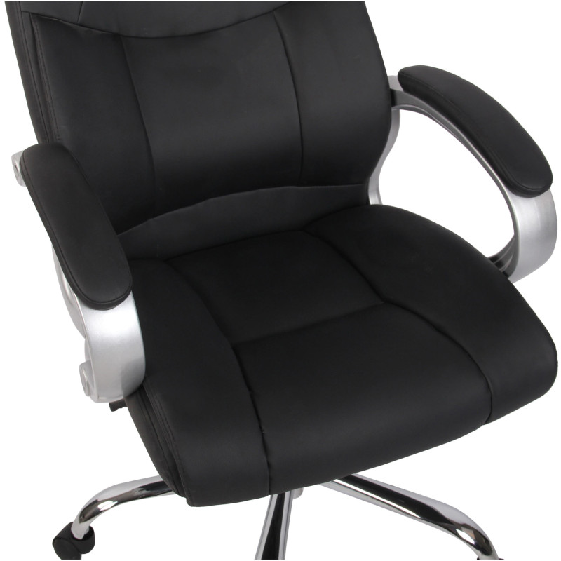 Fauteuil de bureau BIG Apoll, similicuir V2, noir