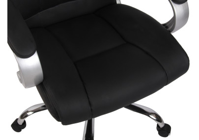 Fauteuil de bureau BIG Apoll, similicuir V2, noir