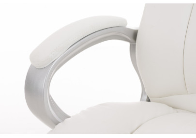 Fauteuil de bureau BIG Apoll, similicuir V2, blanc