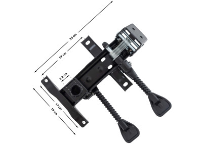 Recambio del mecanismo de asiento para silla de oficina 2 Negro