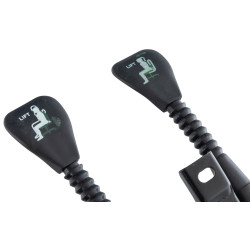 Support de siège de chaise de bureau 2 noirs