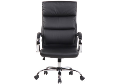 Fauteuil de bureau Bradford, similicuir noir