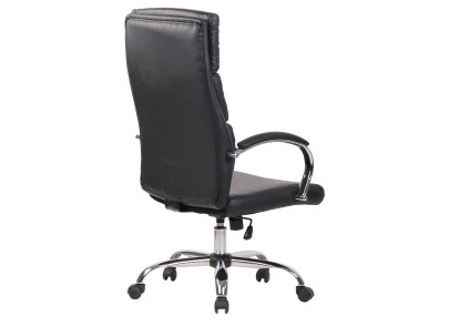Fauteuil de bureau Bradford, similicuir noir