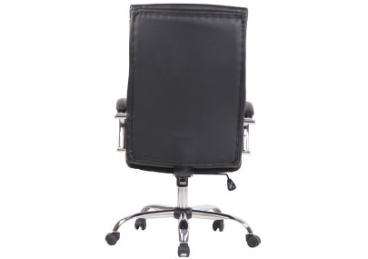 Silla De Oficina Bradford Negro,Simil cuero