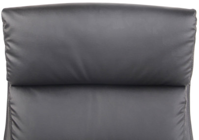 Fauteuil de bureau Bradford, similicuir noir