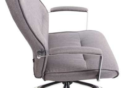 Silla De Oficina Portland Gris,Tela