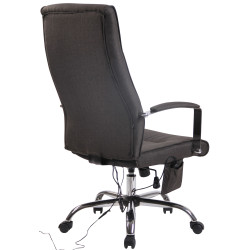 Fauteuil de bureau Portland en tissu avec fonction massage, gris fonc?