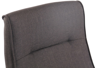 Silla De Oficina Portland Con Función De Masaje Gris oscuro,Tela