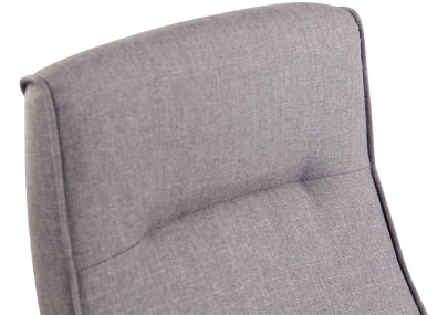 Silla De Oficina Portland Con Función De Masaje Gris,Tela