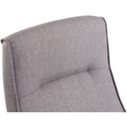 Fauteuil de bureau Portland, tissu avec fonction massage, gris