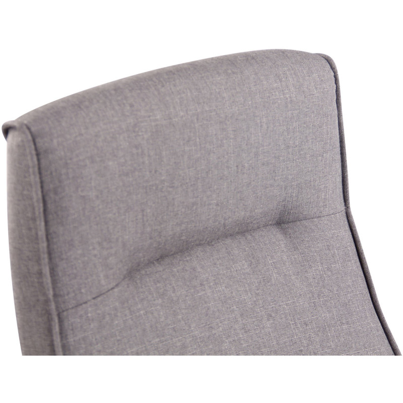 Fauteuil de bureau Portland, tissu avec fonction massage, gris