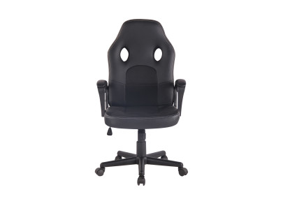 Chaise de bureau Elbing, noire/noire