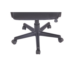 Chaise de bureau Elbing, noire/noire
