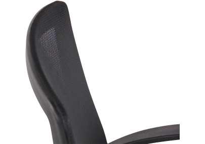 Chaise de bureau Kampen, noire/noire