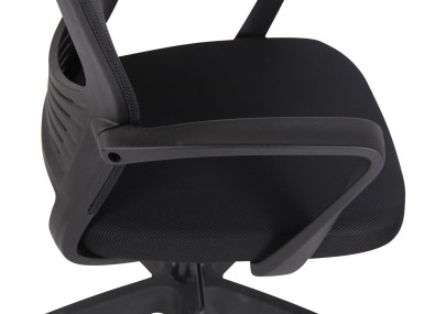 Silla De Oficina Kampen En Microfibra Negro/negro