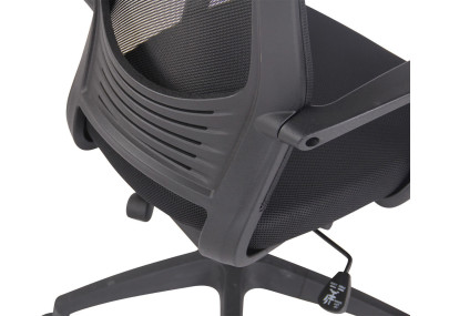 Silla De Oficina Kampen En Microfibra Negro/negro
