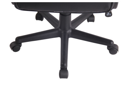 Chaise de bureau Elbing, noir/bleu