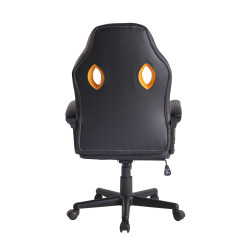 Sedia Gaming Elbing In Similpelle Nero/giallo
