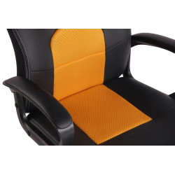 Sedia Gaming Elbing In Similpelle Nero/giallo