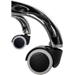 Sedia Da ufficio Amadora marrone chiaro,Finta pelle