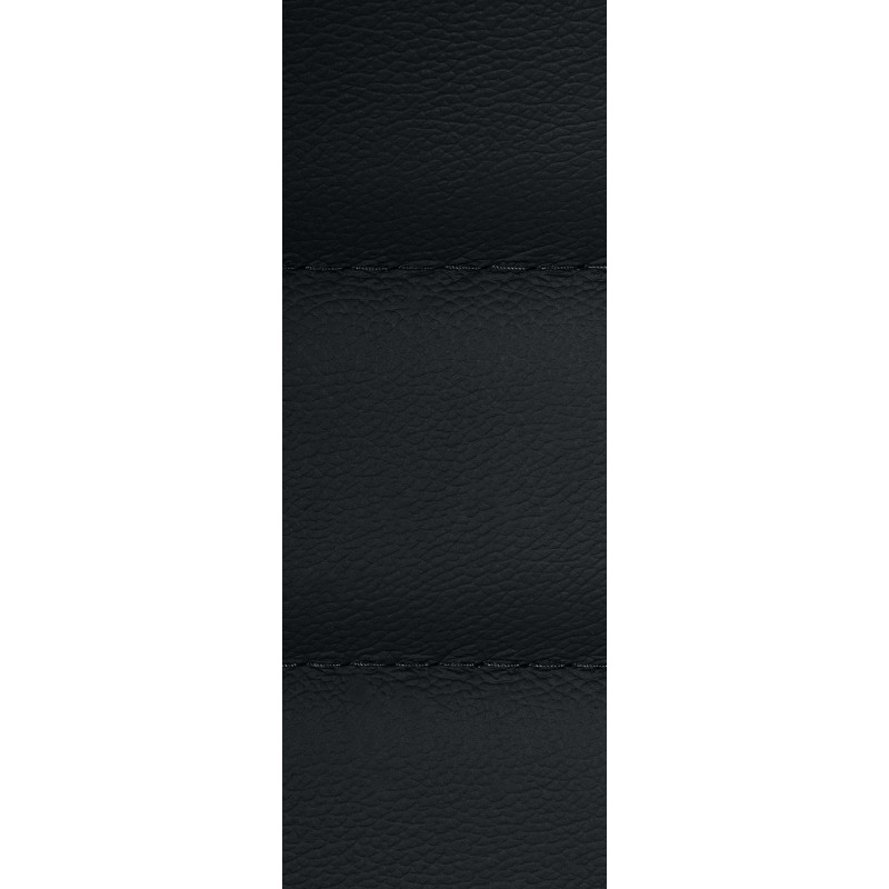 Silla de oficina Mollis de cuero auténtico Negro