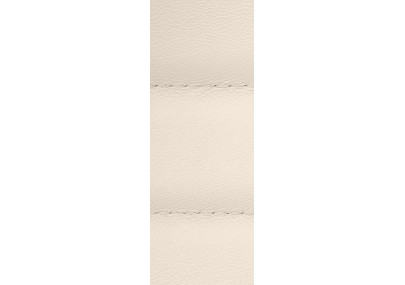 Silla de oficina Mollis de cuero auténtico Crema