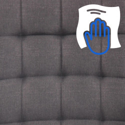 Silla De Oficina Terni Gris oscuro,Tela