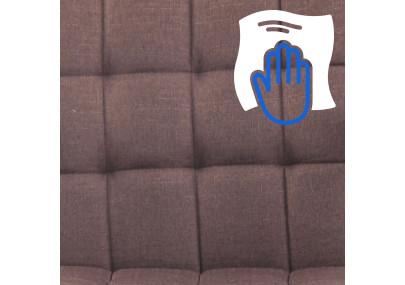 Silla De Oficina Terni Marrón,Tela