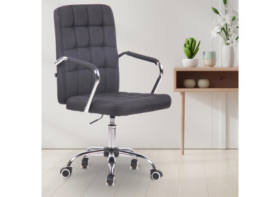 Silla De Oficina Terni Negro,Tela